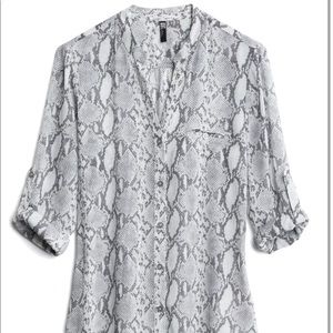 Sinclair button down blouse